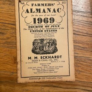 Vintage 1969 Farmers' Almanac